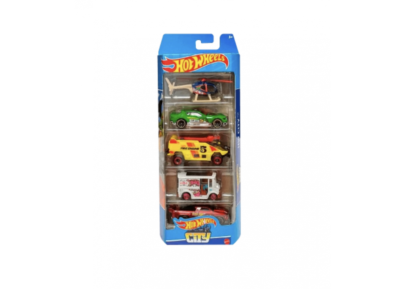 Набор из 5 машинок Хот Вилс City Hot Wheels Mattel HFV83