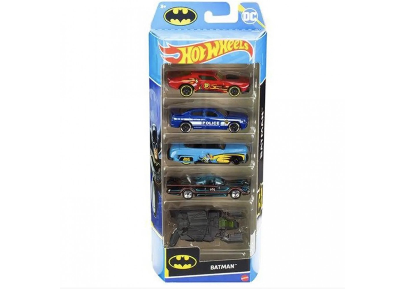 Набор из 5 машинок Хот Вилс Batman Hot Wheels Mattel HLY68