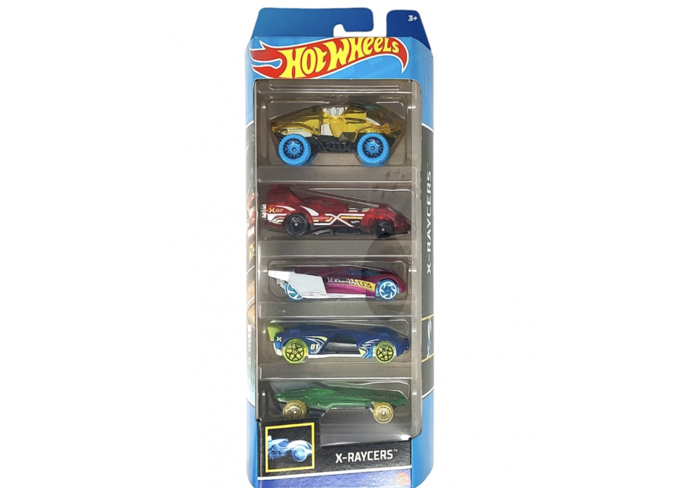 Набор из 5 машинок Хот Вилс X-Raycers Hot Wheels Mattel HLY64