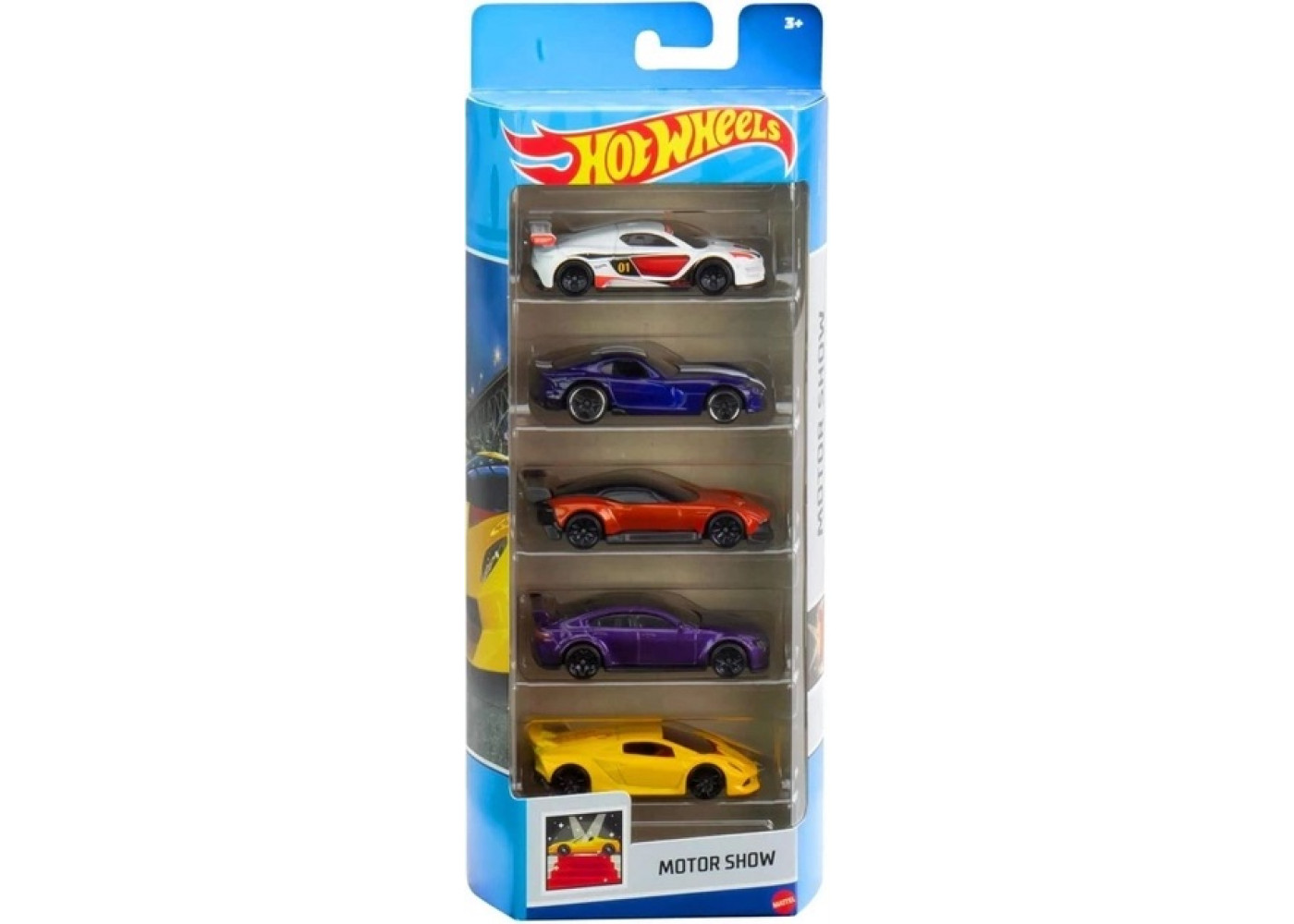 Набор из 5 машинок Хот Вилс Motor Show Hot Wheels Mattel HFV80