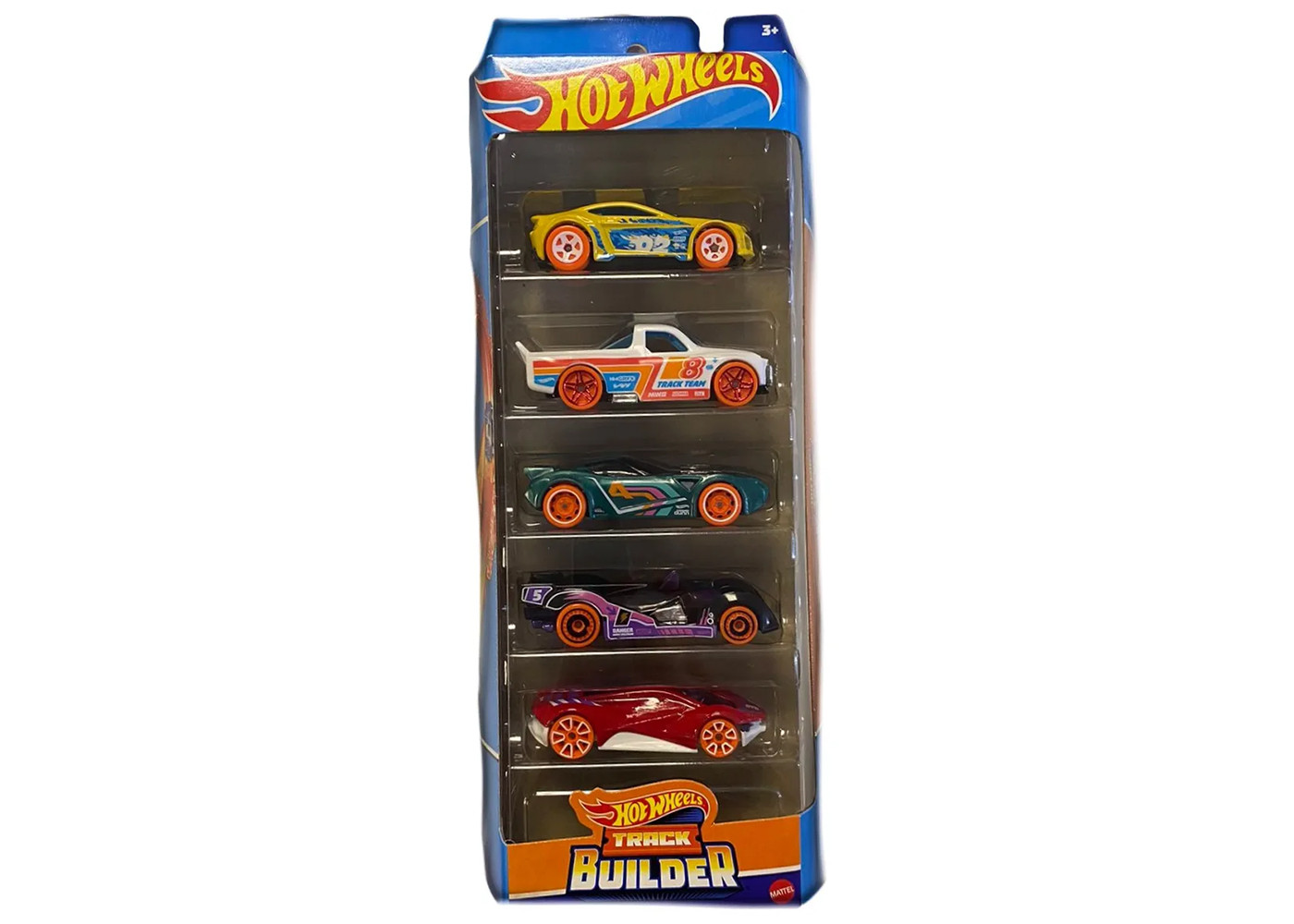 Набор из 5 машинок Хот Вилс BUILDER Hot Wheels Mattel HLY69