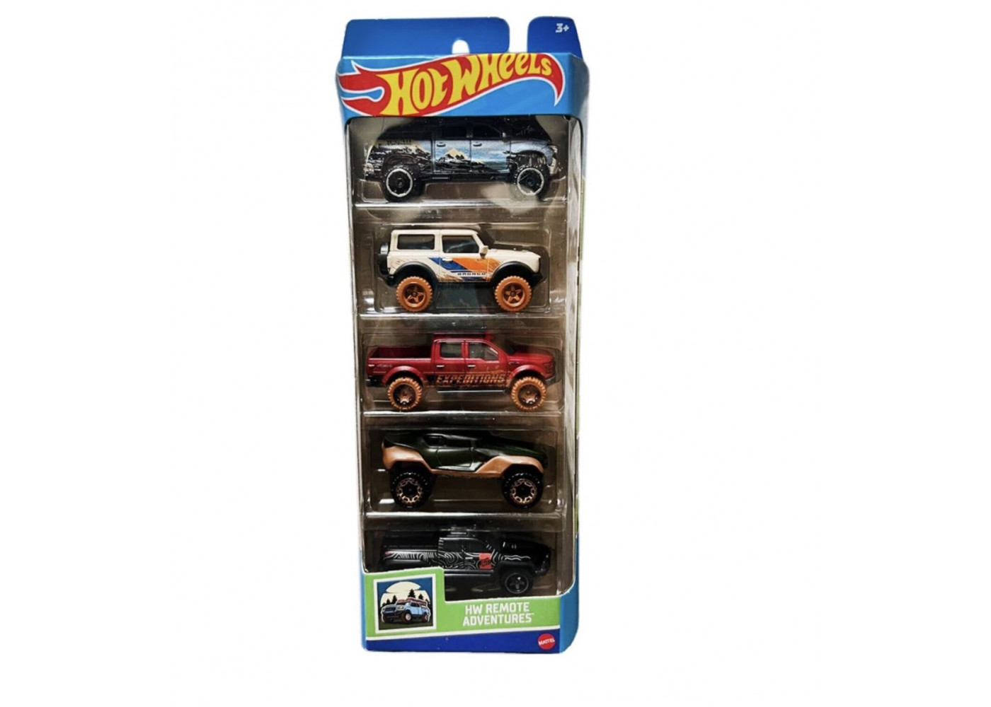 Набор из 5 машинок Хот Вилс Remote Adventures Hot Wheels Mattel HLY74