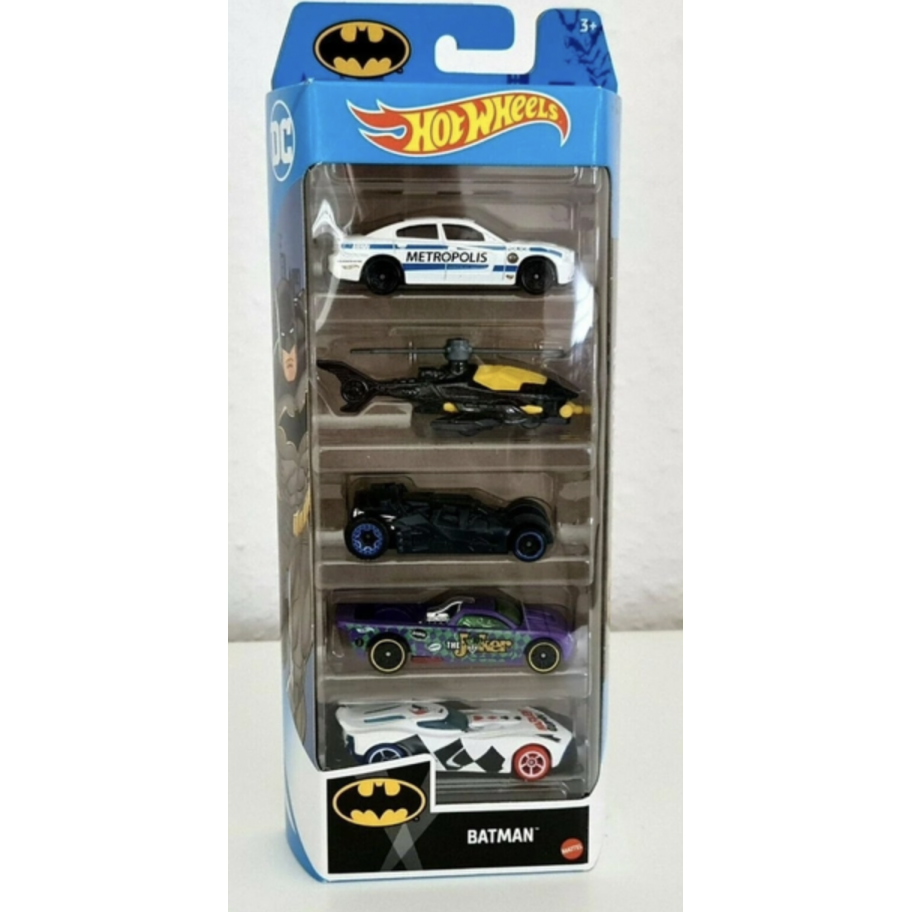 Набор из 5 машинок Хот Вилс Batman Hot Wheels Mattel GTN43