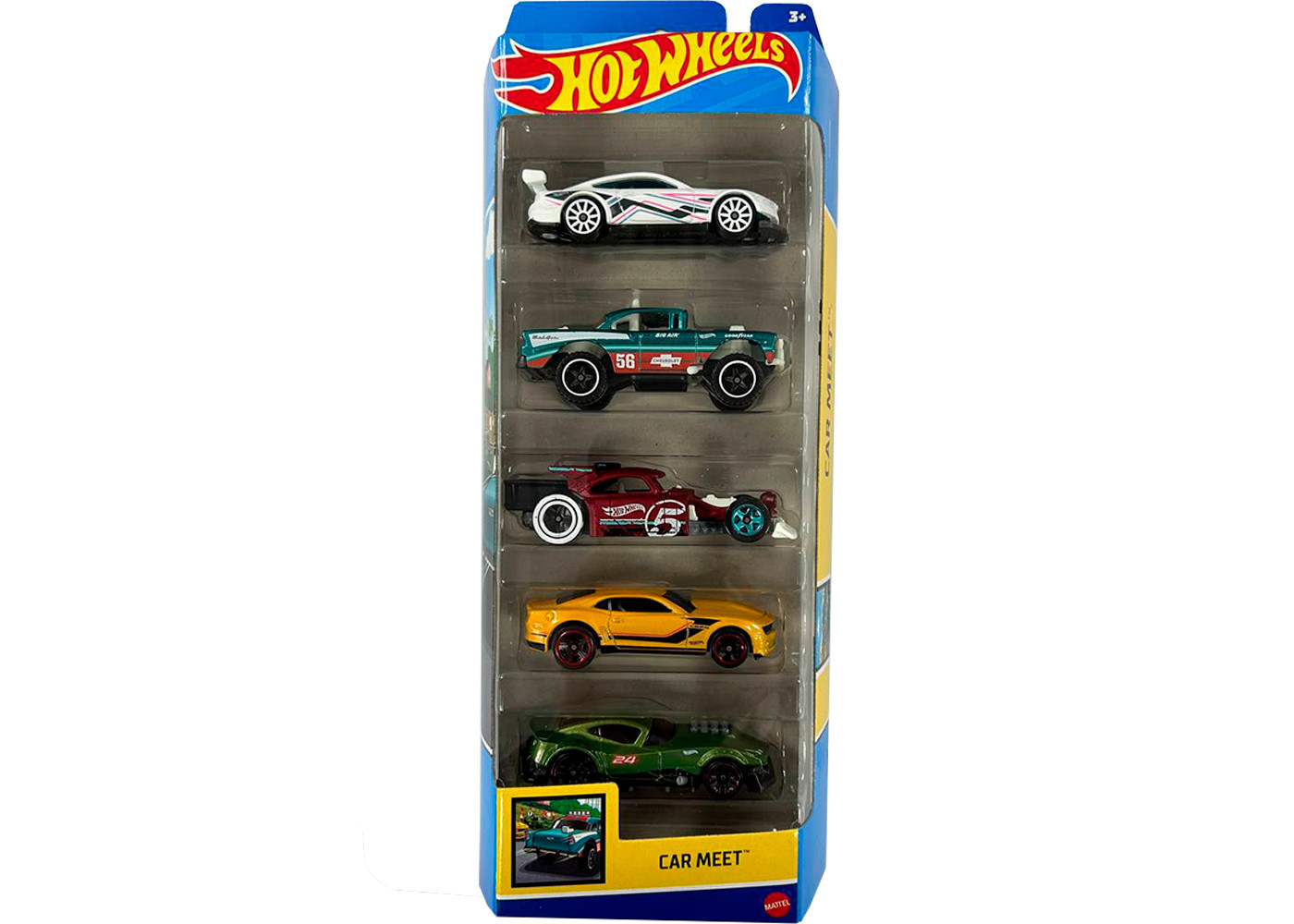 Набор из 5 машинок Хот Вилс Car Meet Hot Wheels Mattel HLY78