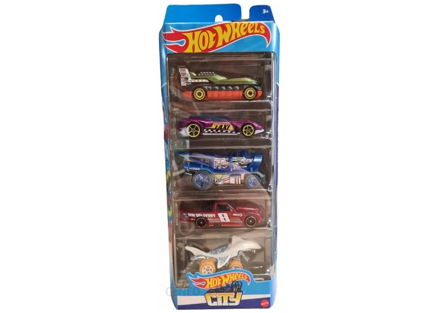 Набор из 5 машинок Хот Вилс City Hot Wheels Mattel HLY67