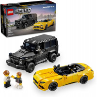 Конструктор Лего Чемпионы Мерседес 806 деталей Speed Champions Mercedes-AMG G63 Mercedes-AMG SL63 LEGO 76924