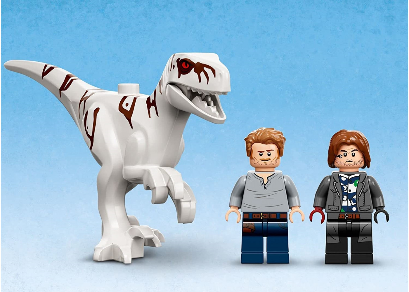 Конструктор Лего Динозавр Атроцираптор Lego Jurassic World Atrociraptor Dinosaur Bike Chase 76945