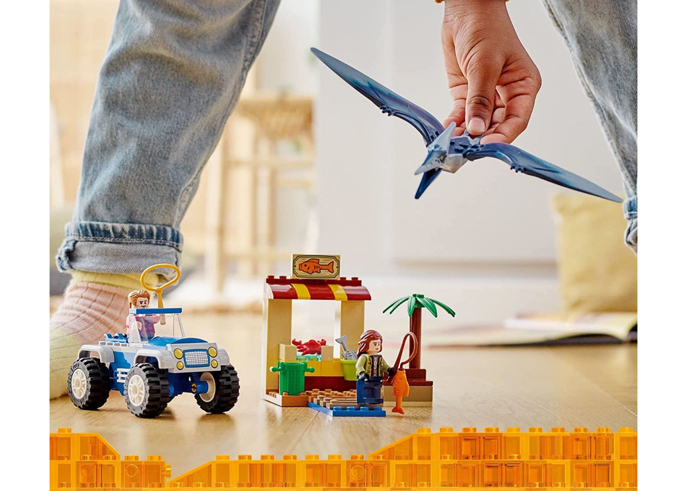 Конструктор Лего Динозавр Птеранодон Чейз Lego Jurassic World Pteranodon Chase 76943
