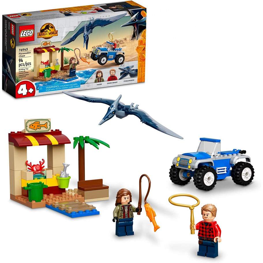 Конструктор Лего Динозавр Птеранодон Чейз Lego Jurassic World Pteranodon Chase 76943