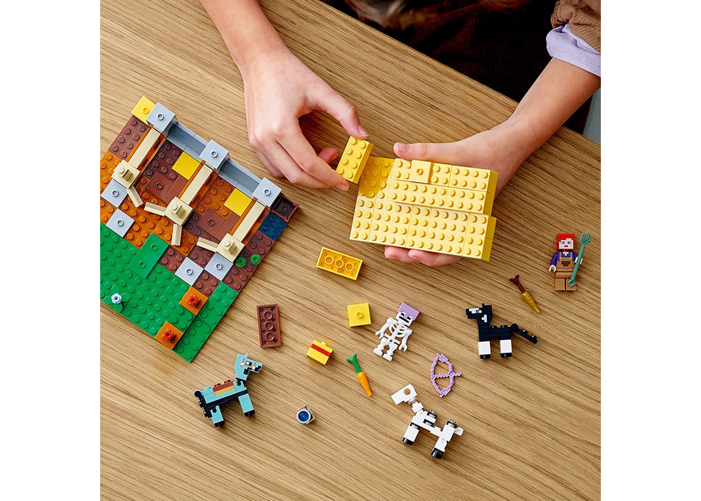 Конструктор Лего Майнкрафт Стайня Lego Minecraft The Horse Stable 21171