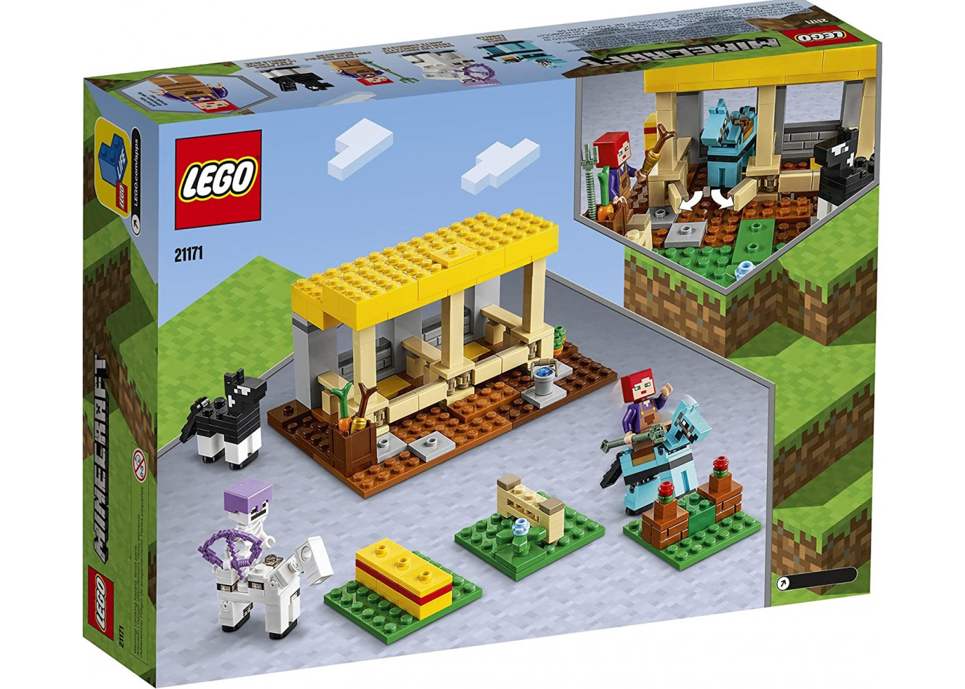 Конструктор Лего Майнкрафт Стайня Lego Minecraft The Horse Stable 21171