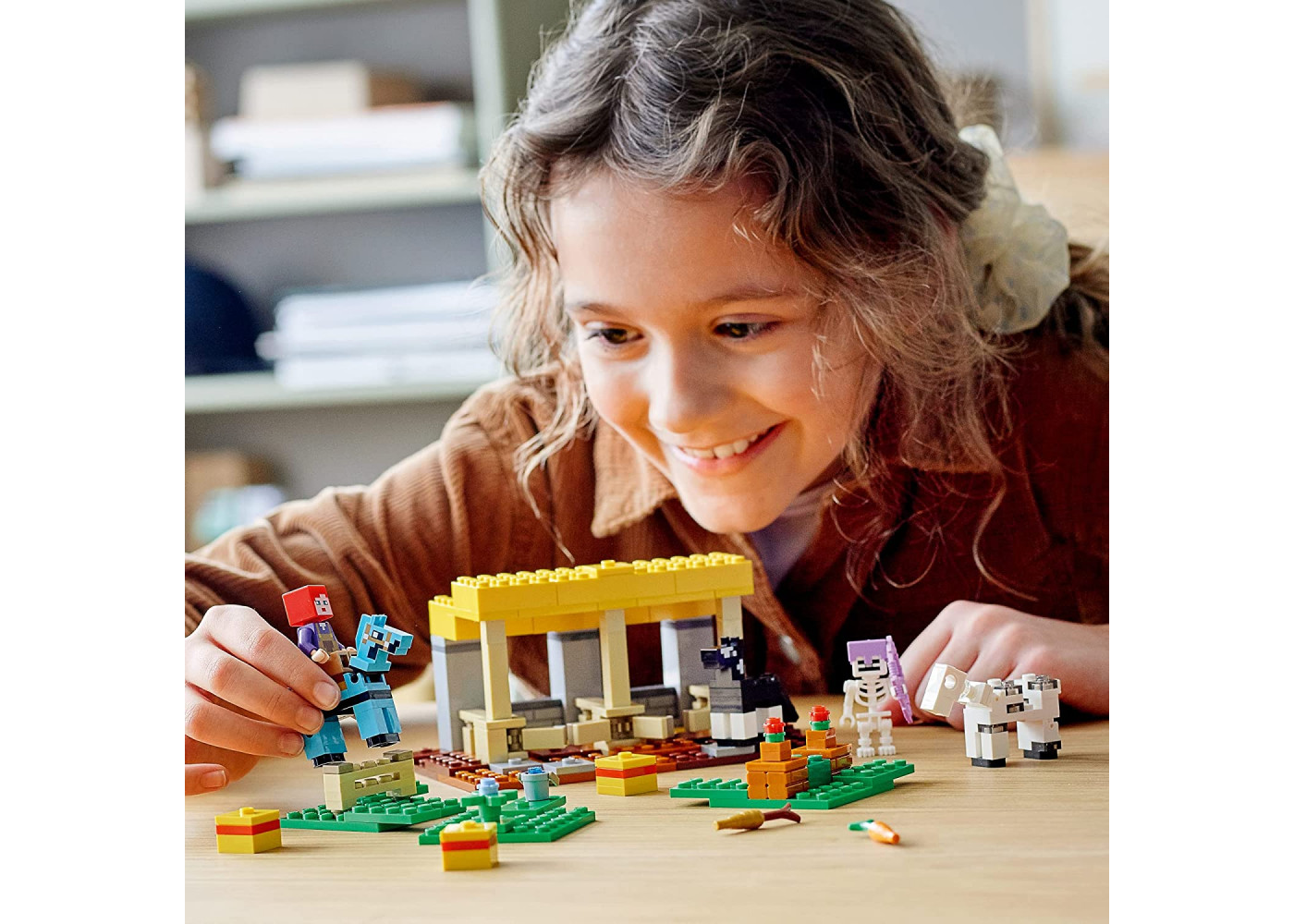 Конструктор Лего Майнкрафт Стайня Lego Minecraft The Horse Stable 21171