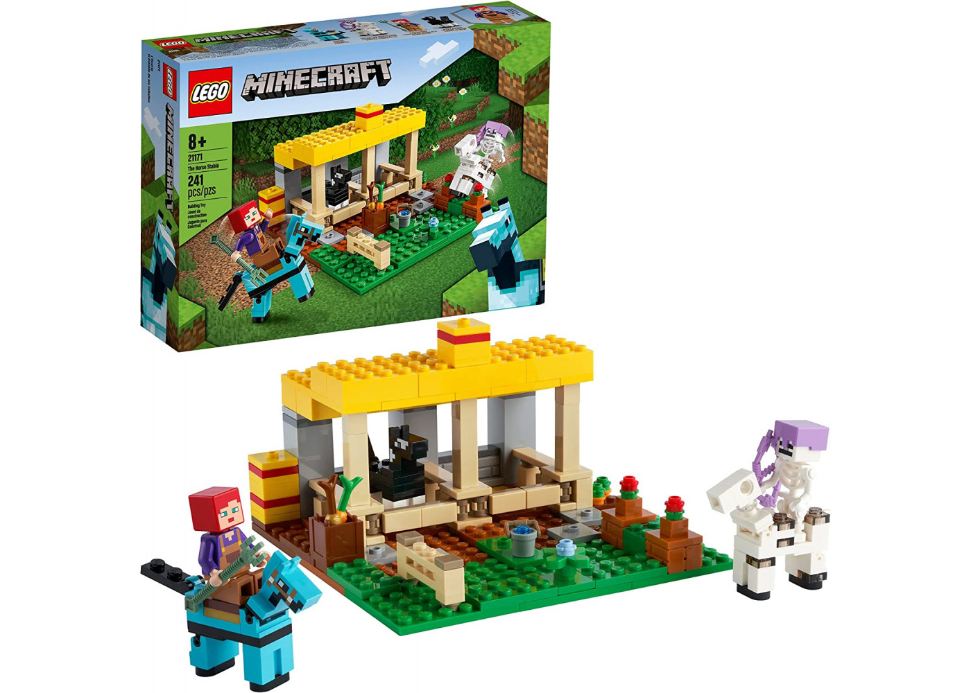 Конструктор Лего Майнкрафт Стайня Lego Minecraft The Horse Stable 21171