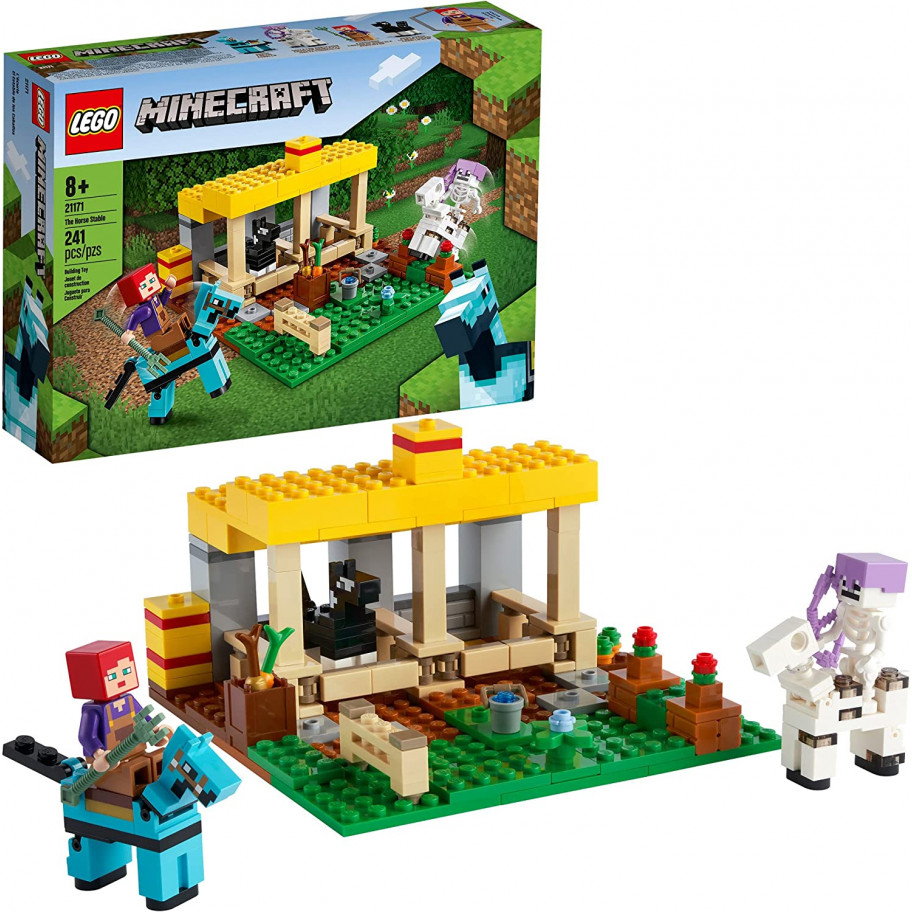 Конструктор Лего Майнкрафт Стайня Lego Minecraft The Horse Stable 21171
