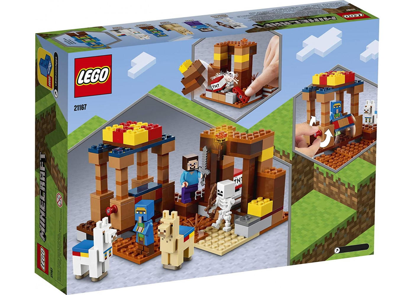 Конструктор Лего Майнкрафт Торговий Пост Lego Minecraft The Trading Post 21167