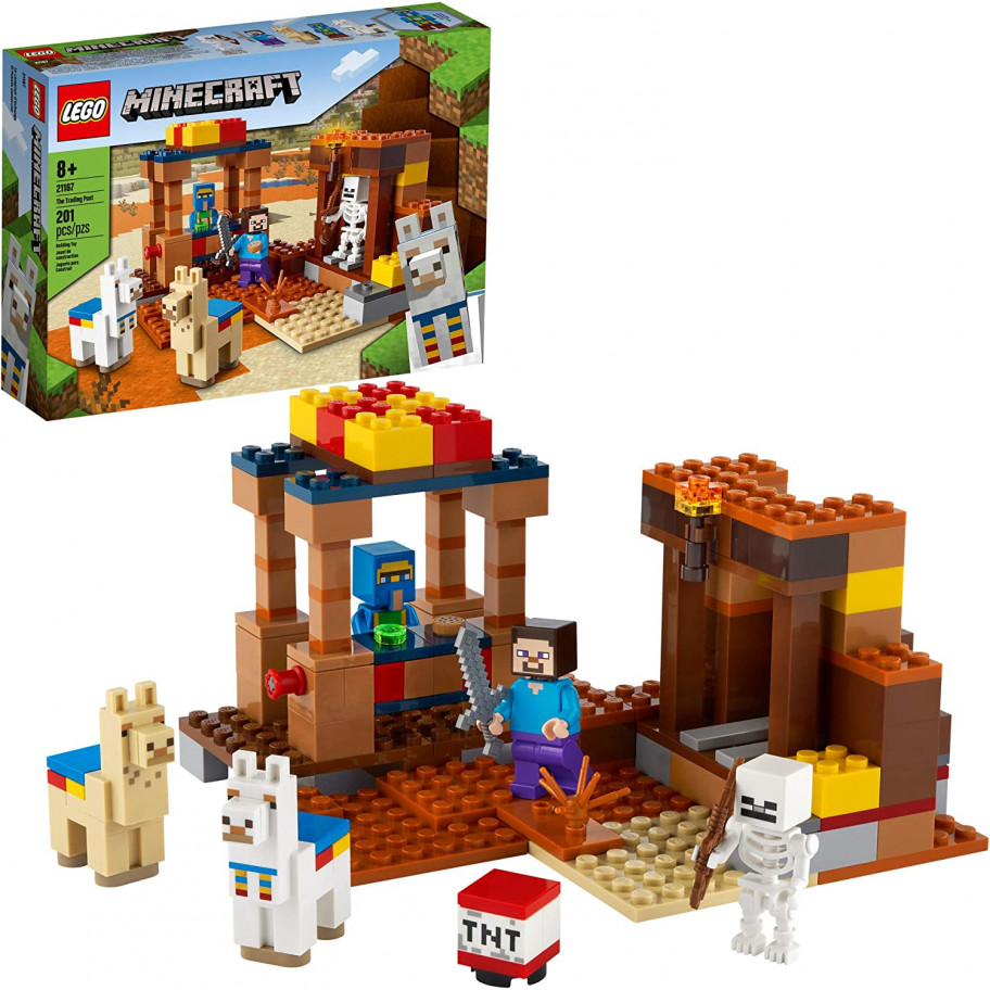 Конструктор Лего Майнкрафт Торговый Пост Lego Minecraft The Trading Post 21167