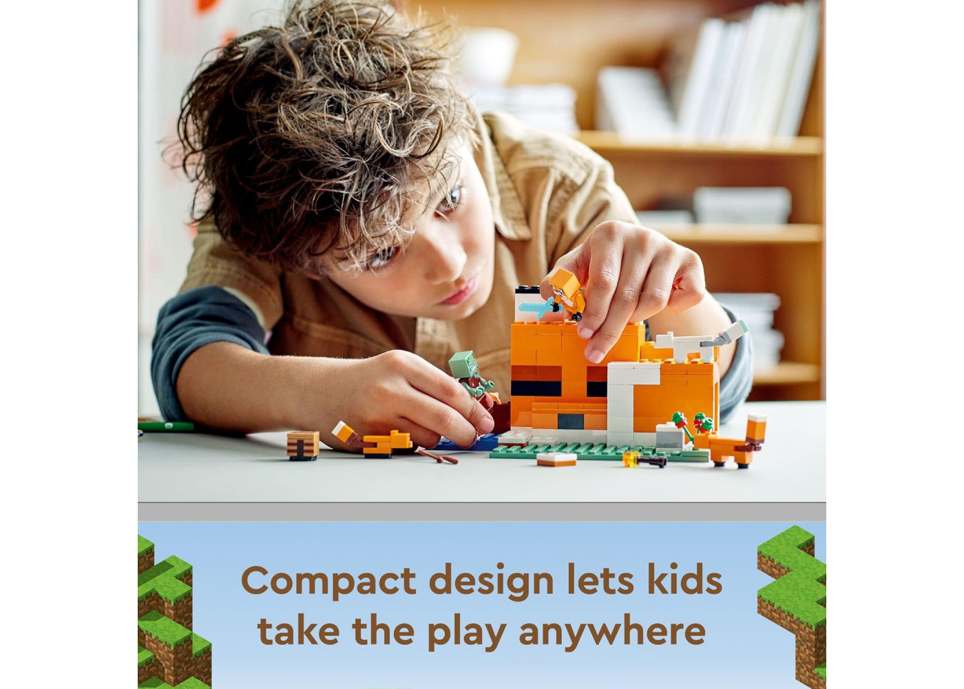 Конструктор Лего Майнкрафт Лисья Хижина Lego Minecraft Fox Lodge House Lego 21178