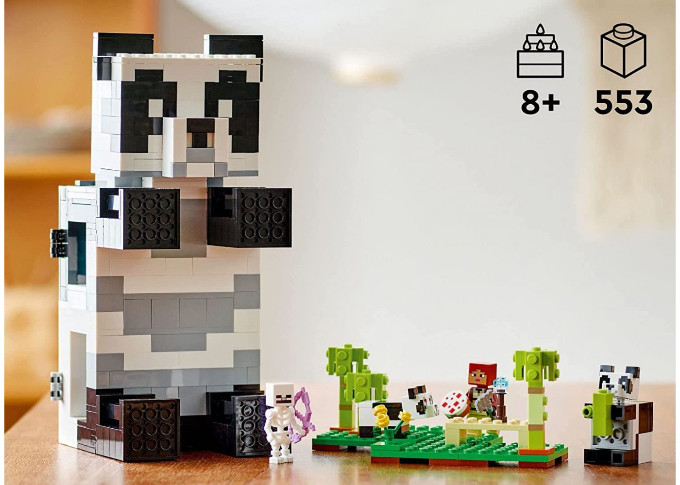 Конструктор Лего Майнкрафт Будинок Панди Lego Minecraft The Panda Haven 21245