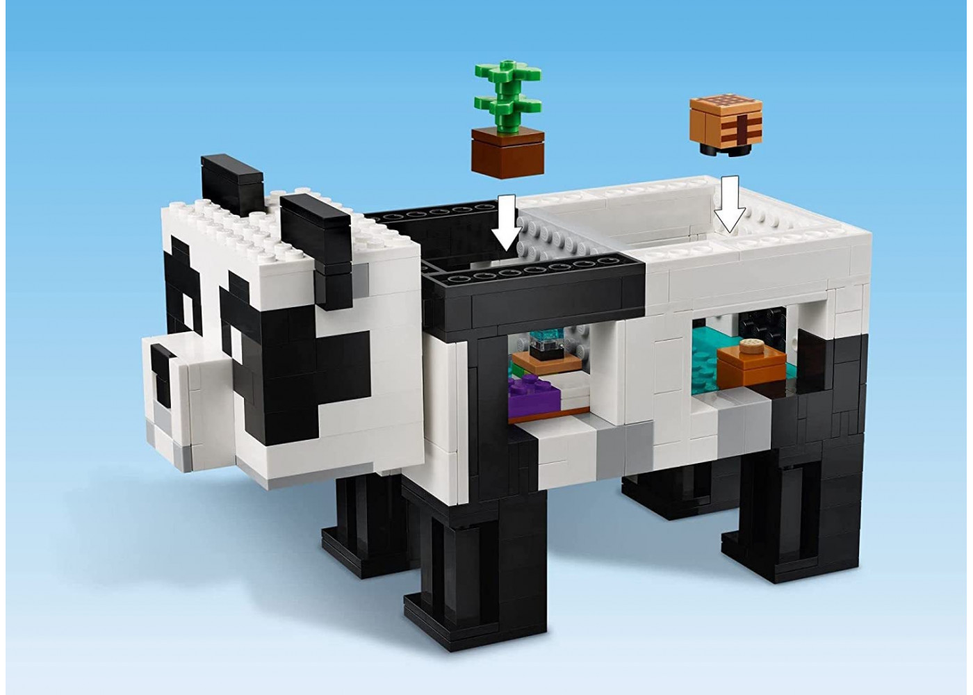 Конструктор Лего Майнкрафт Будинок Панди Lego Minecraft The Panda Haven 21245