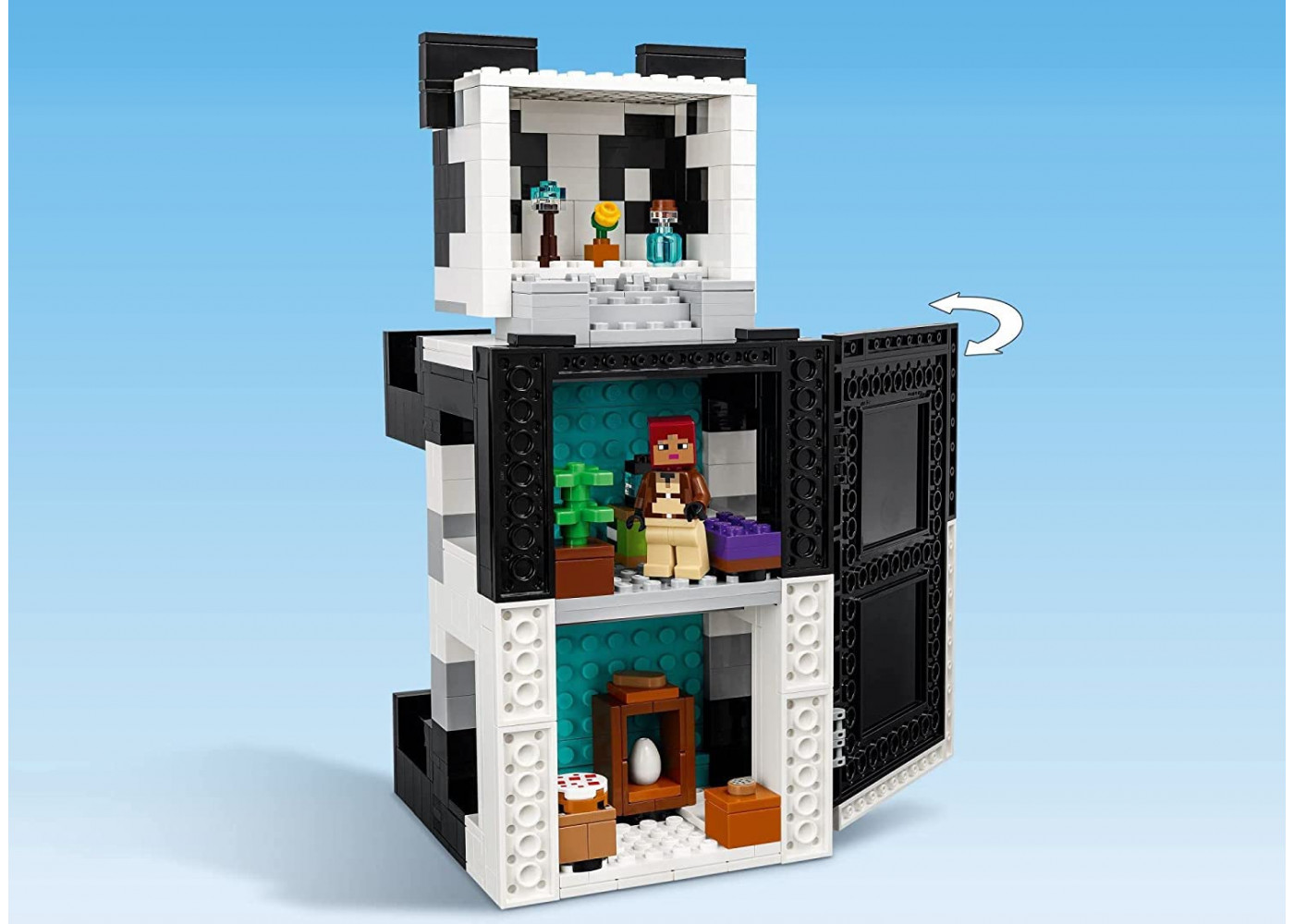 Конструктор Лего Майнкрафт Будинок Панди Lego Minecraft The Panda Haven 21245