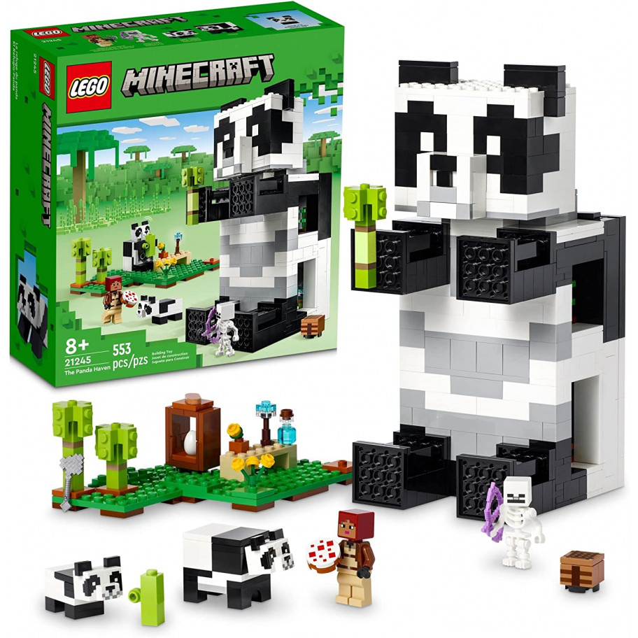 Конструктор Лего Майнкрафт Будинок Панди Lego Minecraft The Panda Haven 21245