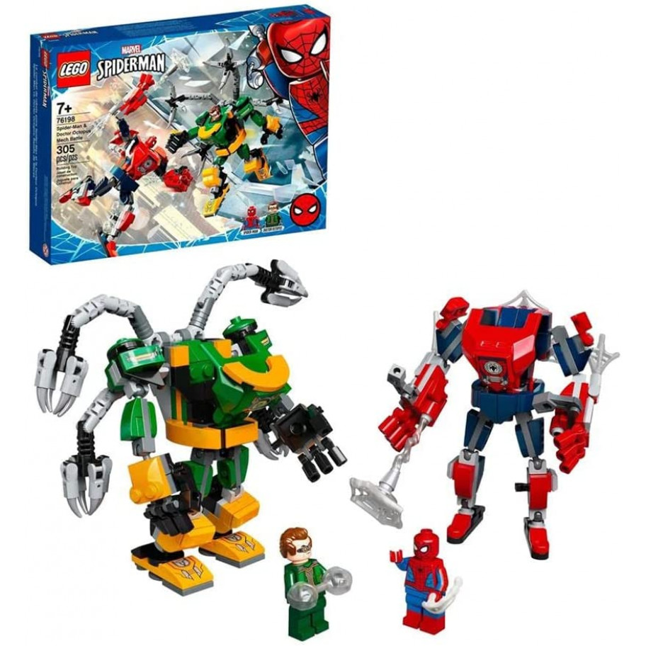 Конструктор Лего Марвел Людина Павук та Доктор Восьминіг Lego Marvel Spider-Man & Doctor Octopus 76198