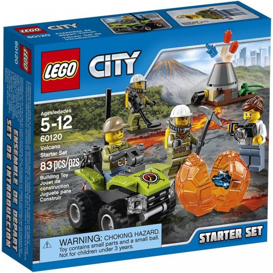 Конструктор Лего Сіті Дослідники Вулканів City Volcano Explorers Lego 60120