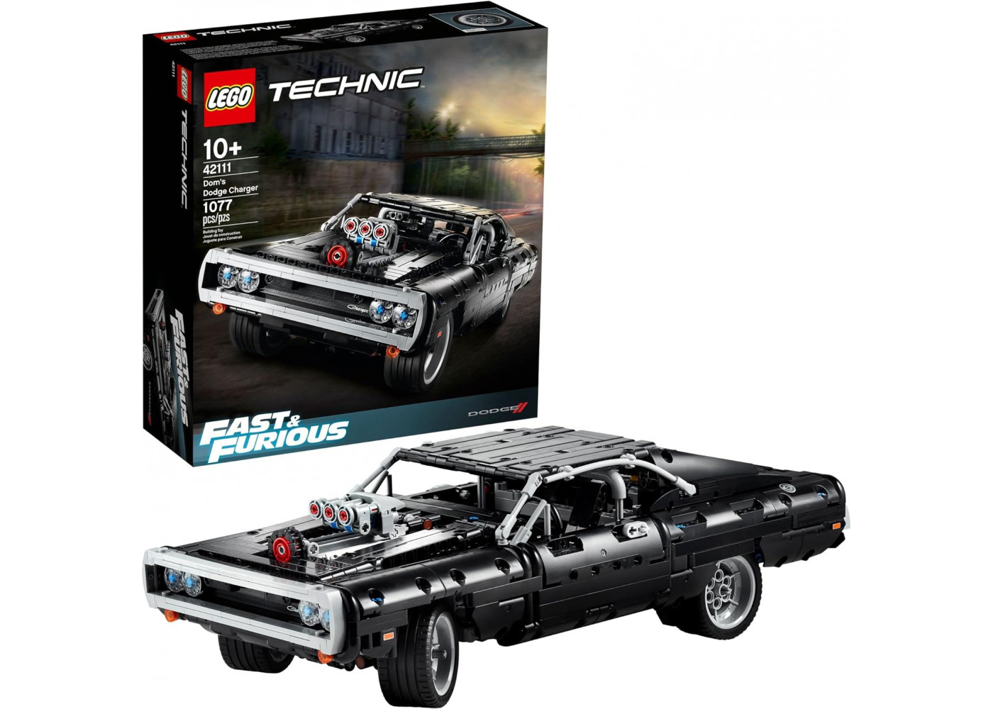 Конструктор Лего Технік Додж Чарджер Форсаж Lego Technic Dodge Charger Fast and Furious B42111