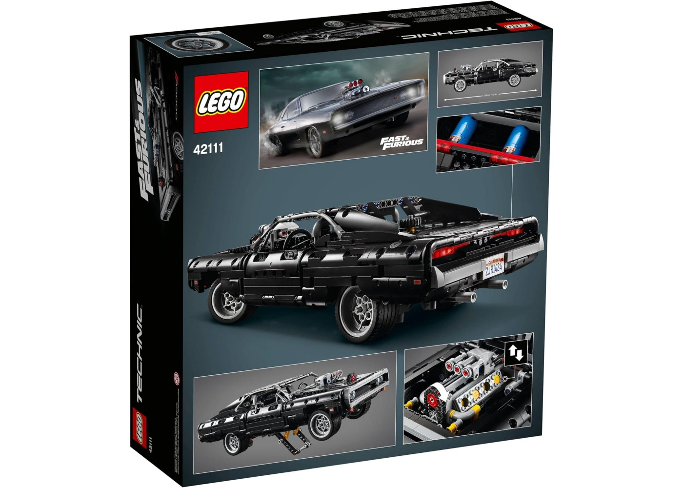 Конструктор Лего Технік Додж Чарджер Форсаж Lego Technic Dodge Charger Fast and Furious B42111