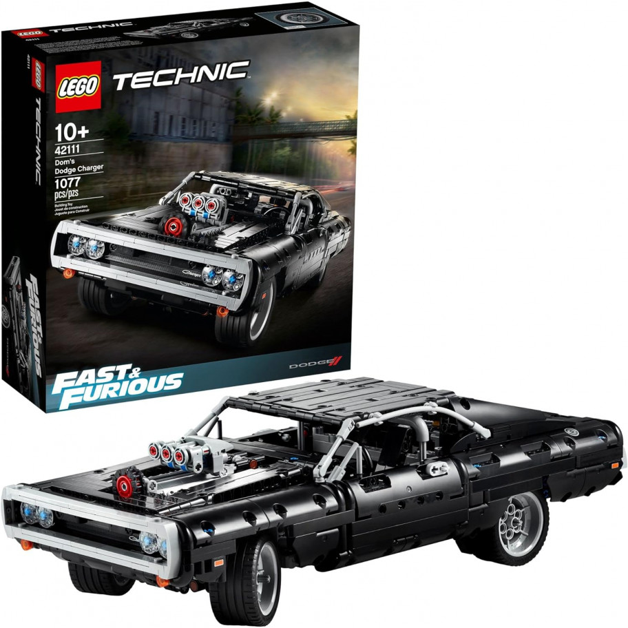 Конструктор Лего Технік Додж Чарджер Форсаж (Пам'ята коробка) Lego Technic Dodge Charger Fast and Furious B42111