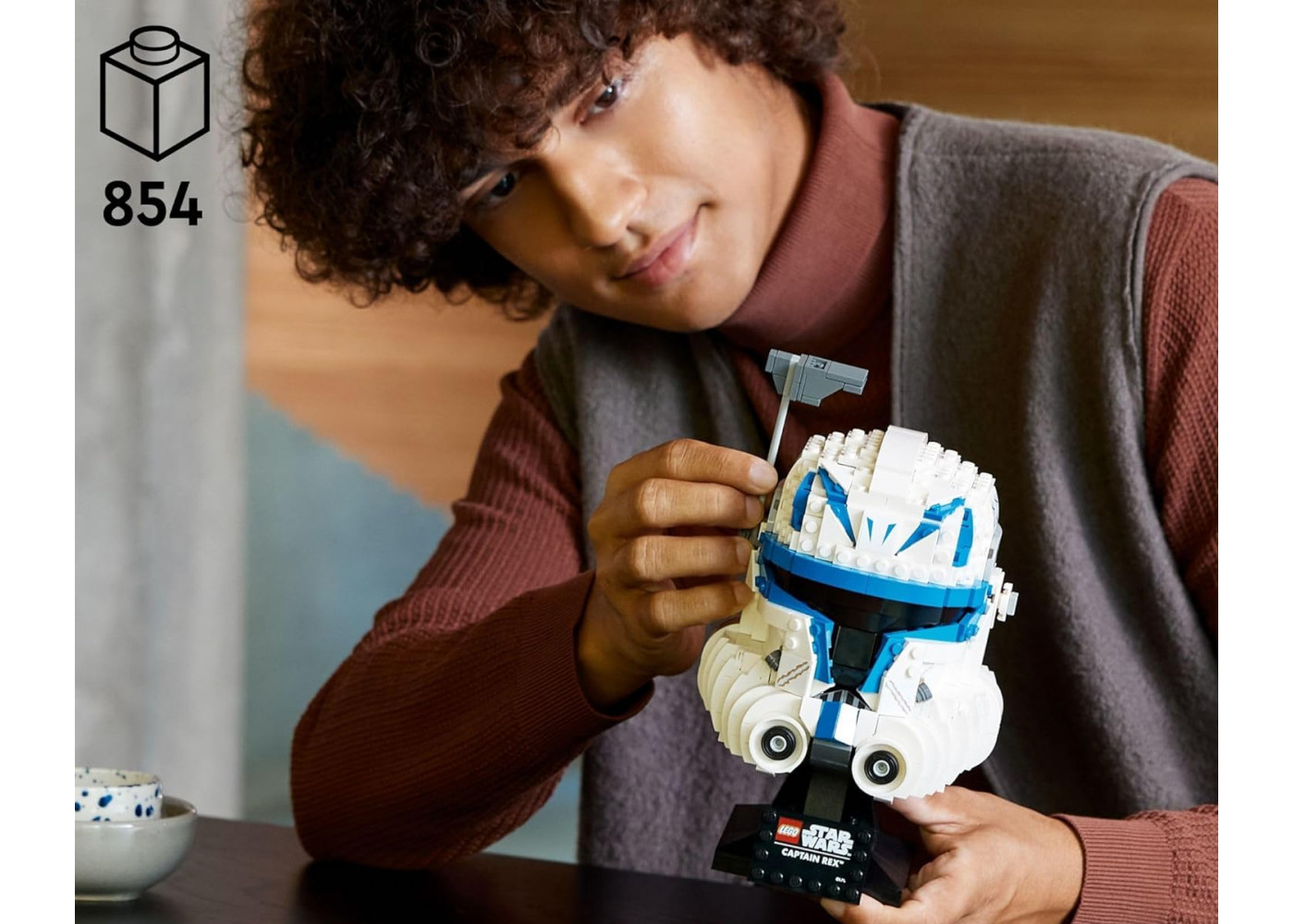 Конструктор Лего Шолом Капітана Рекса Зоряні Війни 854 дет Star Wars Captain Rex Helmet LEGO 75349