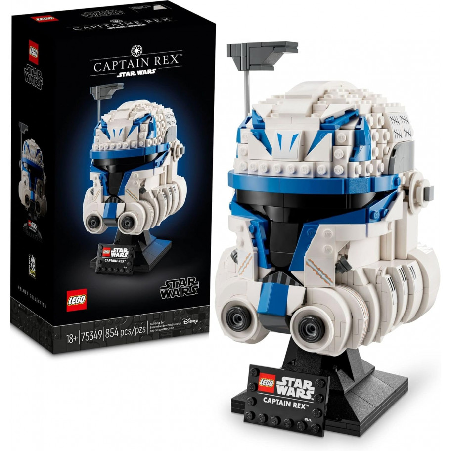 Конструктор Лего Шолом Капітана Рекса Зоряні Війни 854 дет Star Wars Captain Rex Helmet LEGO 75349