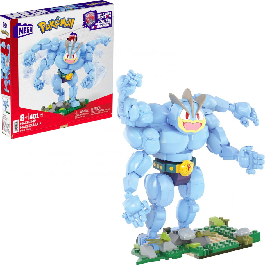 Конструктор Мега Покемон Мачамп 401 деталь MEGA Pokemon Machamp Mattel HTH70