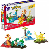 Конструктор Мега Покемон Канто Регион 130 деталей Pokemon Kanto Region MEGA Mattel HFG05