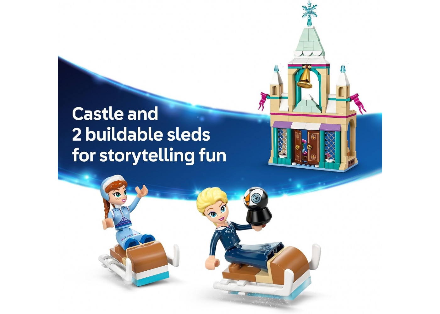 Конструктор Лего Замерзлий Замок в Королівстві Ерендел 177 деталей Arendelle Frozen Castle Lego 43265