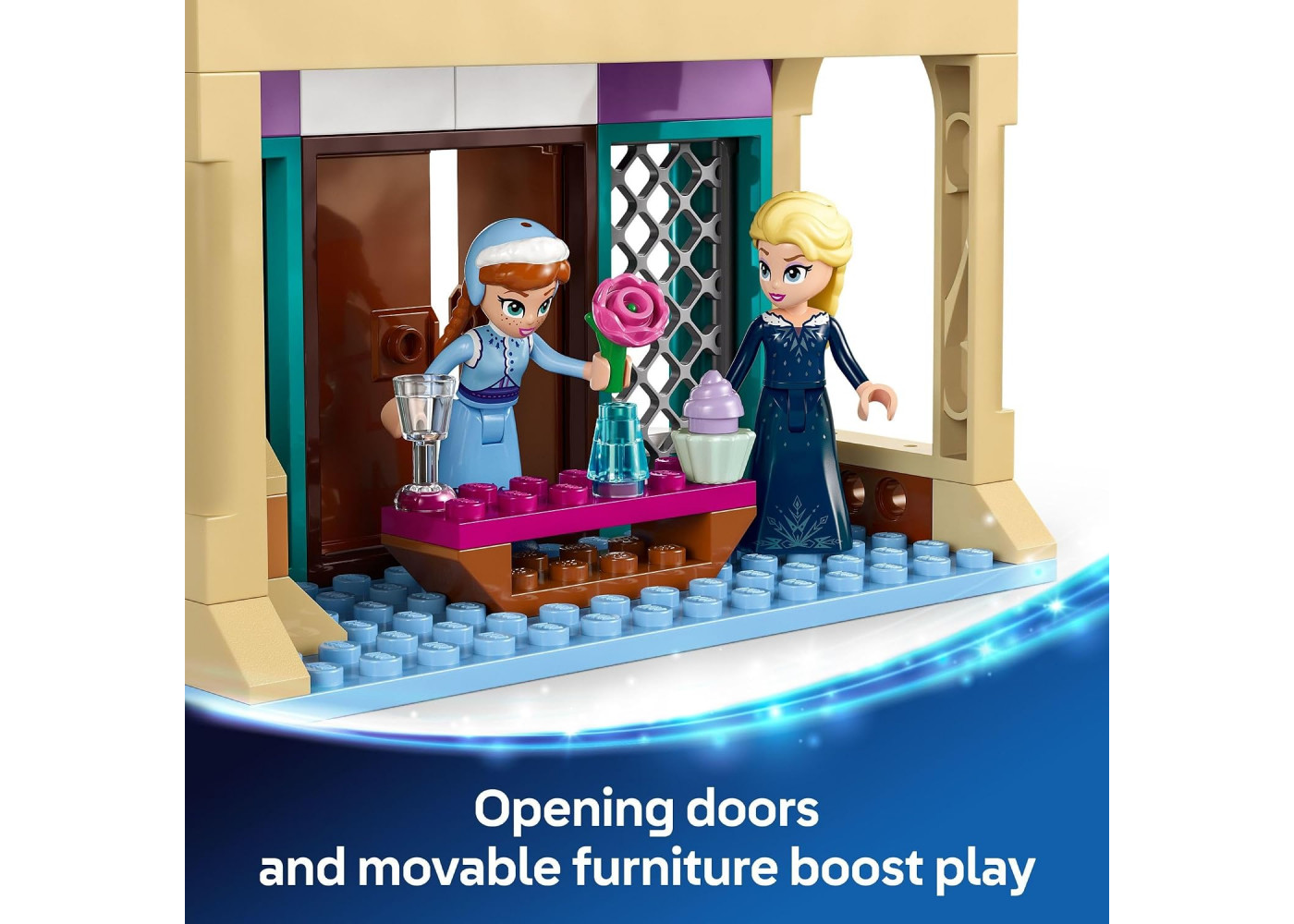 Конструктор Лего Замерзлий Замок в Королівстві Ерендел 177 деталей Arendelle Frozen Castle Lego 43265