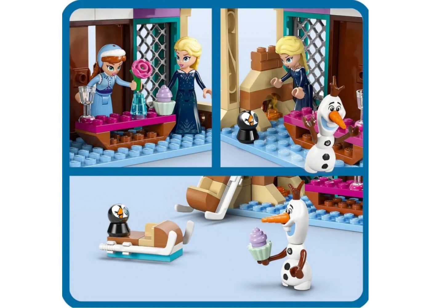 Конструктор Лего Замерзлий Замок в Королівстві Ерендел 177 деталей Arendelle Frozen Castle Lego 43265