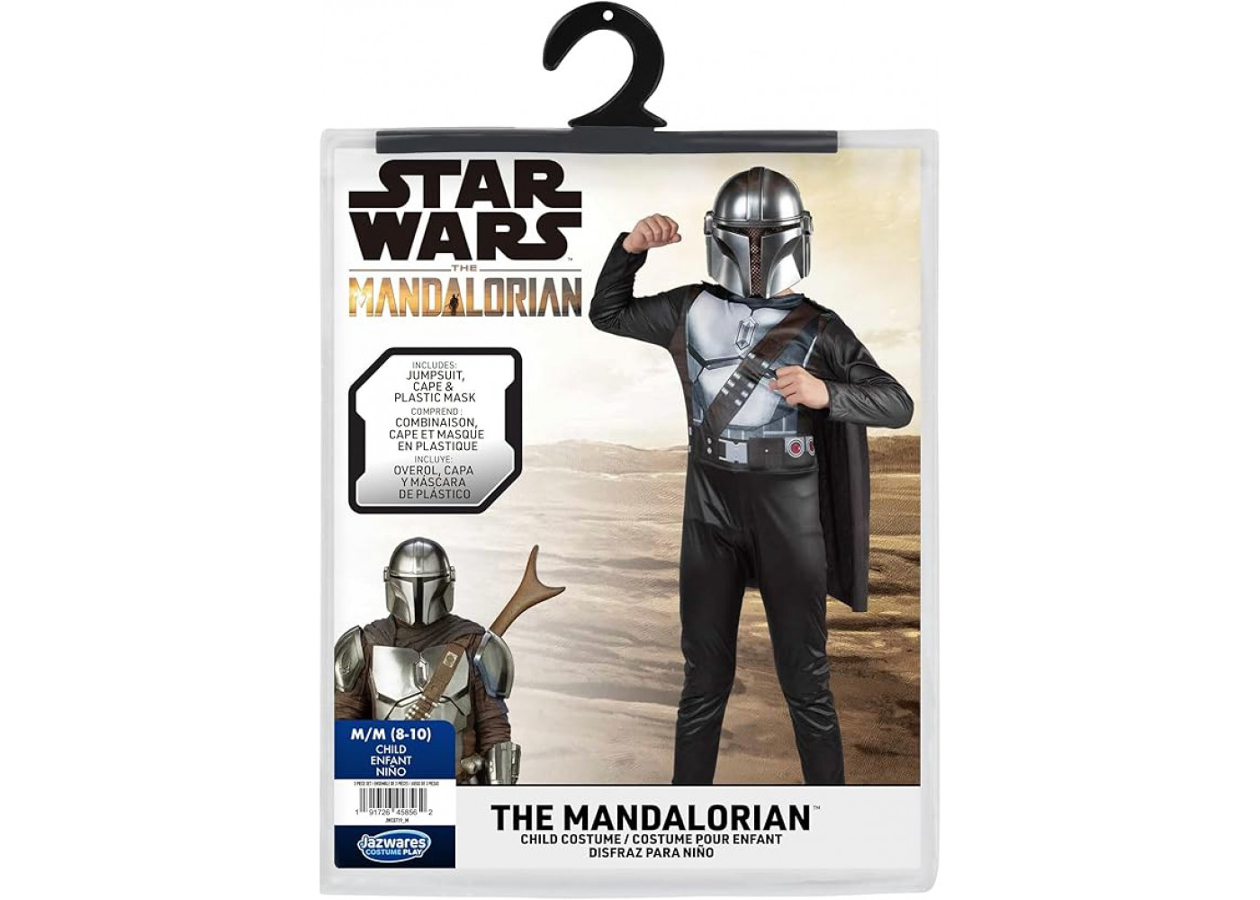 Костюм Мандалорца с Маской и Накидкой 8-10 лет 127-136 см М Star Wars The Mandalorian Jazwares JWC0719