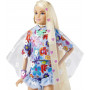 Кукла Барби Экстра Стильная Модница с кроликом Barbie Extra Shimmery Look with Pet Bunny Mattel HDJ45