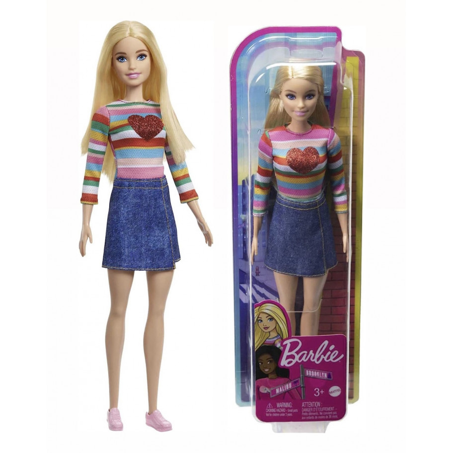 Лялька Барбі Малібу Barbie Malibu Fashion Doll Mattel HGT13