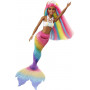 Лялька Барбі Русалочка Змінює Колір Barbie Dreamtopia Rainbow Magic Mermaid Doll Mattel GTF90