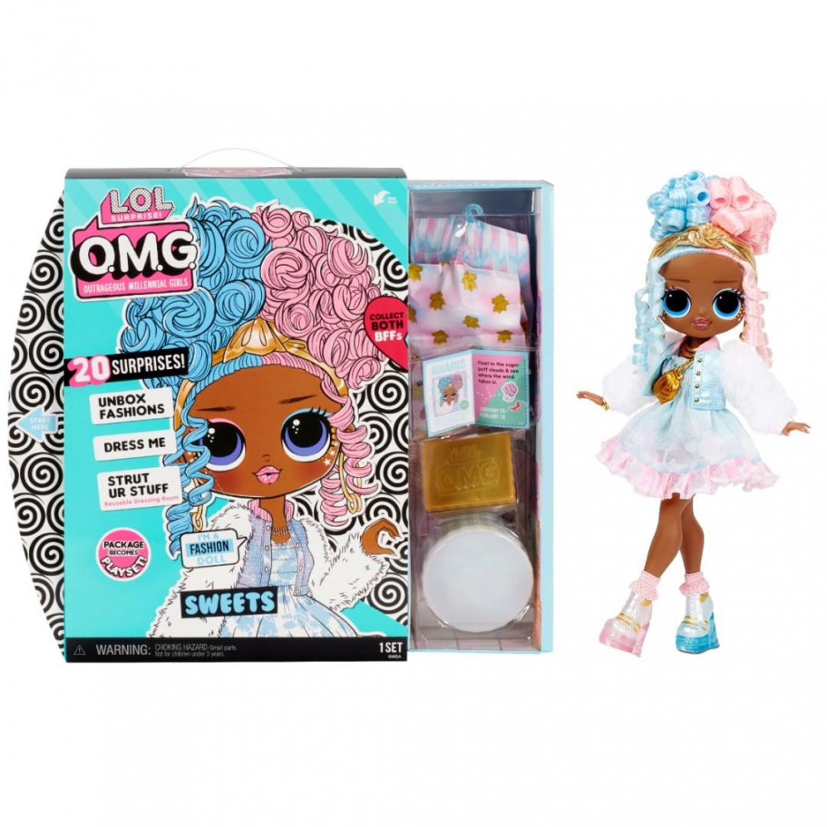 Кукла Леди-Конфетка и 20 сюрпризов LOL O.M.G. Fashion Doll Sweets 20 Surprises MGA 572763