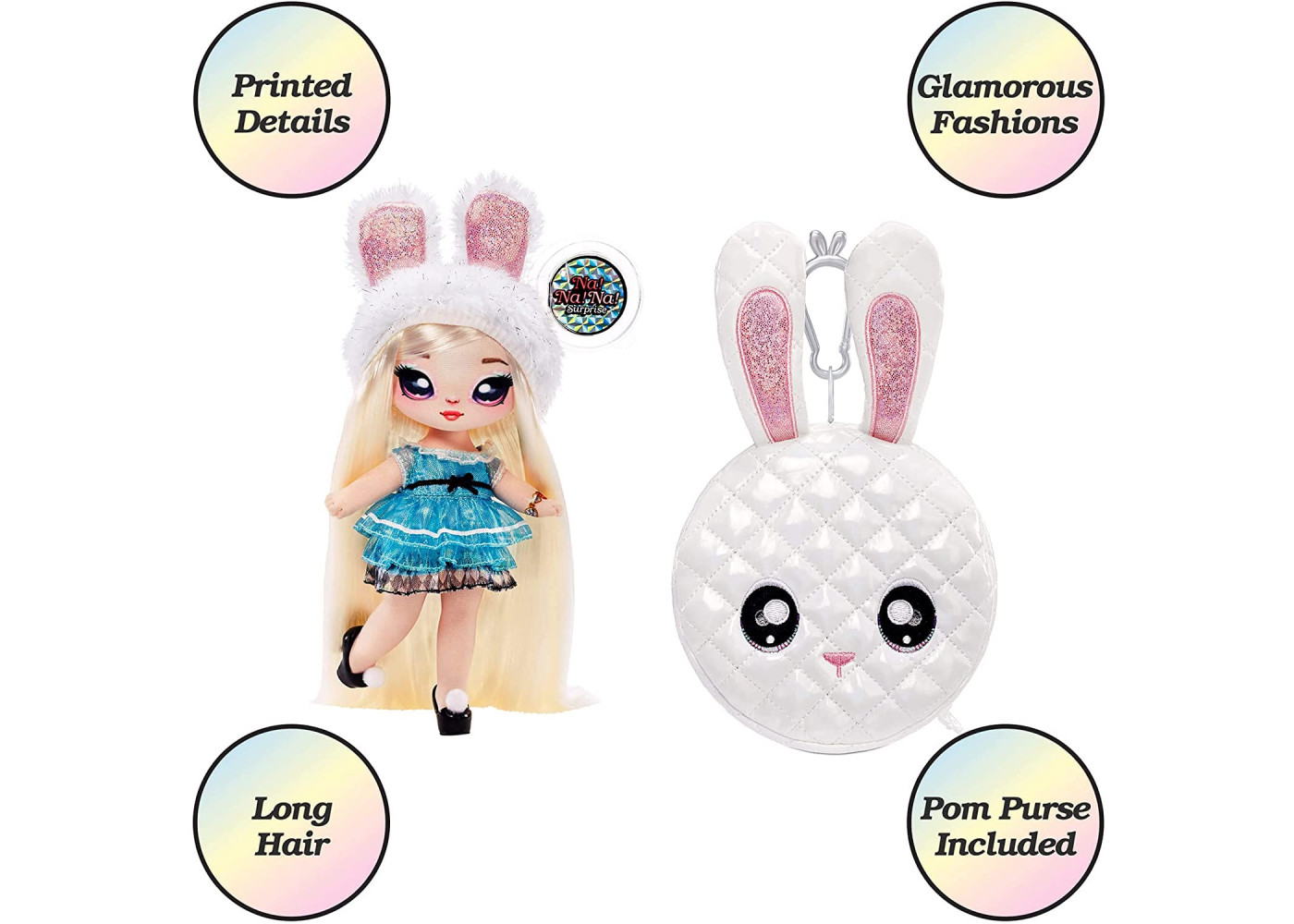 Игровой набор-сюрприз Na Na Na Кукла Элис Хопс с Блестящим Кошельком 2в1 Surprise Alice Hops MGA 575368