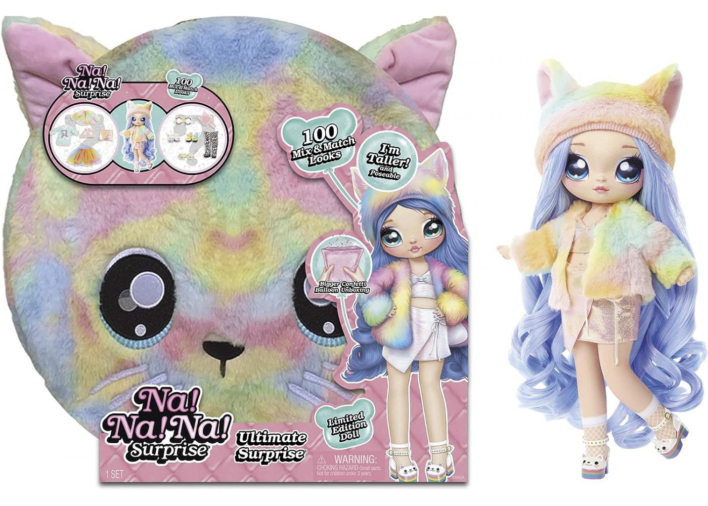Игровой набор Na Na Na Радужная Китти Ultimate Surprise Rainbow Kitty MGA 571810