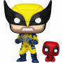 Фігурка Фанко Росомаха з Бебіпулом №1403 Marvel Wolverine with Babypool Deadpool & Wolverine Funko 82382