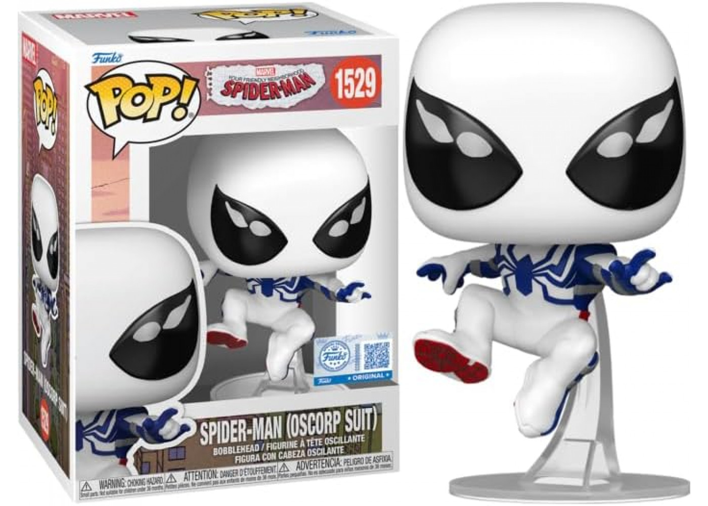 Фигурка Фанко Человек Паук Оскорп №1529 Marvel Spider-Man Oscorp Suit Funko Pop 87130