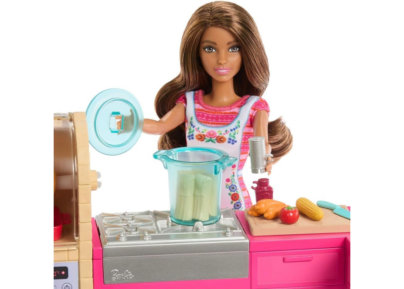 Кухонний Набір з Лялькою Барбі Тереза Barbie Teresa Mattel JCT06