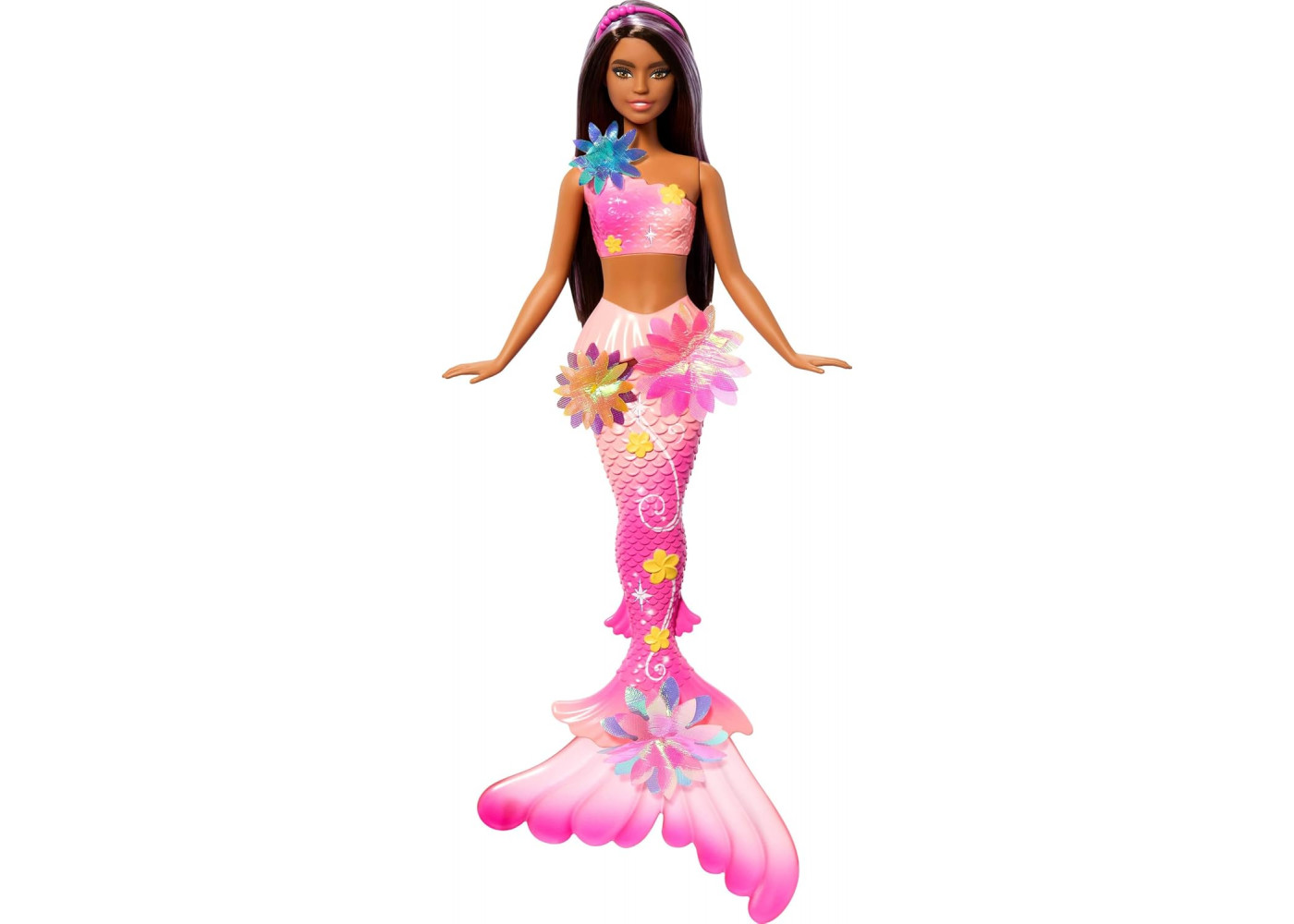 Кукла Барби Цветочная Магия Русалки с Аксессуарами Barbie Flower Magic Mermaid Mattel JDM73