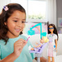 Кукла Барби Стоматолог с ребенком и аксессуарами Barbie Dentist with Brunette Doll & Kid Doll Mattel JCR75