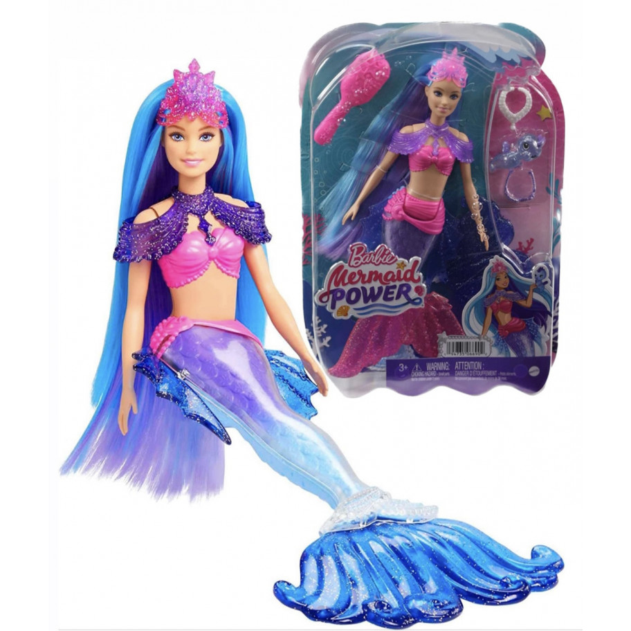 Лялька Барбі (примʼята коробка) Русалонька Малібу з аксесуарами Barbie Mermaid Malibu Mattel BHHG52